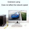 JINGHUA S61 Dual Pass-Through Header Network Cable Butt Connector Extender (Blue) - Image 5