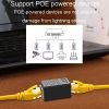 JINGHUA S61 Dual Pass-Through Header Network Cable Butt Connector Extender (Blue) - Image 6