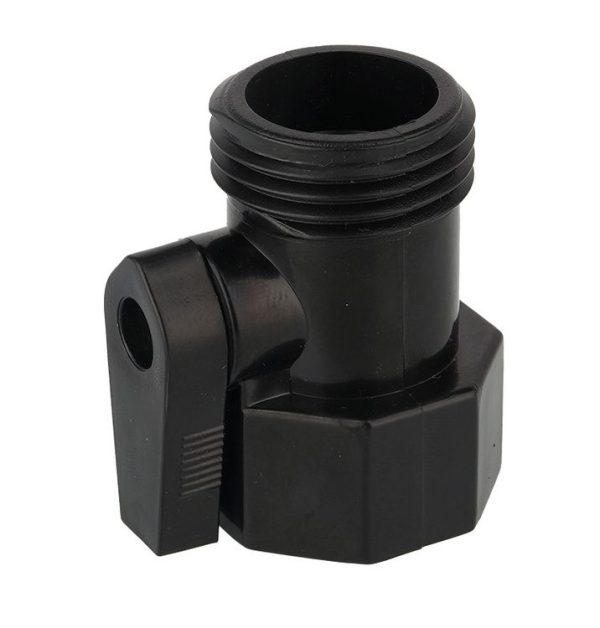 Garden Single-way ABS Handle Ball Valve Garden Hose Connector (American Thread)