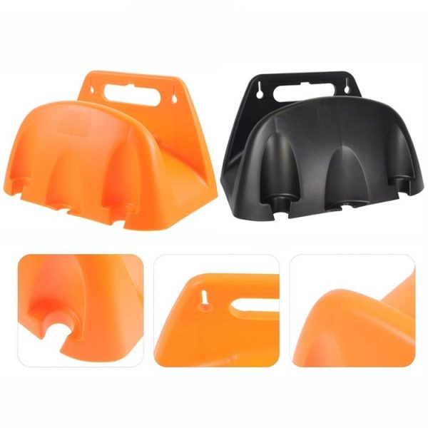 Wall Mounted Plastic Water Pipe Holder Garden Irrigation Accessories (Black) - Image 2