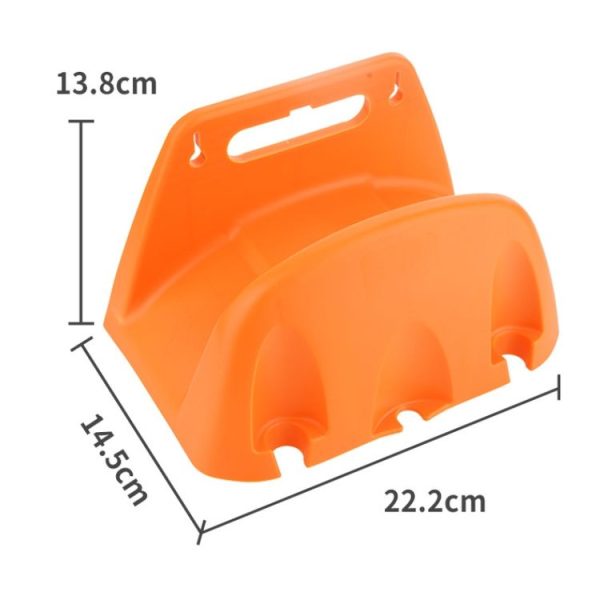 Wall Mounted Plastic Water Pipe Holder Garden Irrigation Accessories (Black) - Image 4