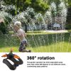 Three-prong Sprinkler Garden Lawn Rotating Sprinkler (Orange) - Image 6
