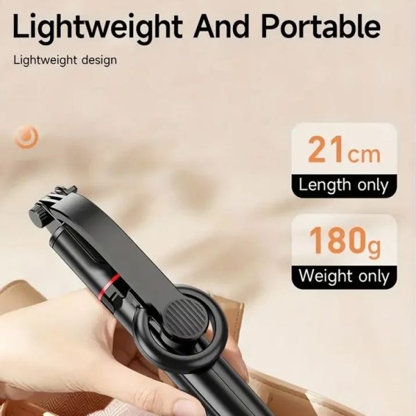 L20 Magnetic Bluetooth Selfie Stick Phone Holder Desktop Tripod Without Fill Light - Image 11