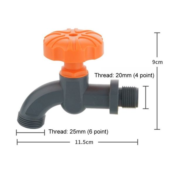 Outdoor Garden Connector Courtyard Valve Switch Faucet, Specification: Only Faucet - Image 3