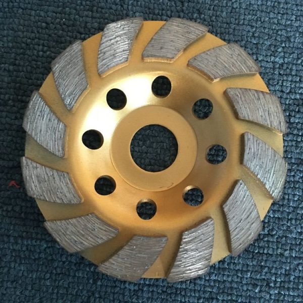 100mm Concrete Stone Diamond Grinding And Polishing Blades Ceramic Grinder Machine Fan Shape Grinding Wheel, Specification: A Level Coarse Tooth