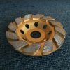 100mm Concrete Stone Diamond Grinding And Polishing Blades Ceramic Grinder Machine Fan Shape Grinding Wheel, Specification: A Level Coarse Tooth - Image 2