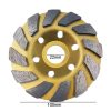 100mm Concrete Stone Diamond Grinding And Polishing Blades Ceramic Grinder Machine Fan Shape Grinding Wheel, Specification: A Level Coarse Tooth - Image 3