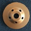 100mm Concrete Stone Diamond Grinding And Polishing Blades Ceramic Grinder Machine Fan Shape Grinding Wheel, Specification: A Level Coarse Tooth - Image 4