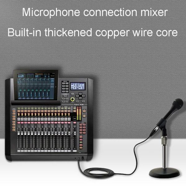 JINGHUA 6.5 Male To Female XLR Audio Cable 6.35 Three Core Balanced Microphone Mixer, Size: 1.5m (Black) - Image 11