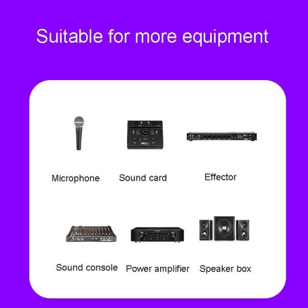 JINGHUA 6.5 Male To Female XLR Audio Cable 6.35 Three Core Balanced Microphone Mixer, Size: 1.5m (Black) - Image 5