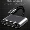 JINGHUA Z321 Multifunctional HUB Docking Station Converter, Interface: Type-C To HDMI+VGA - Image 8