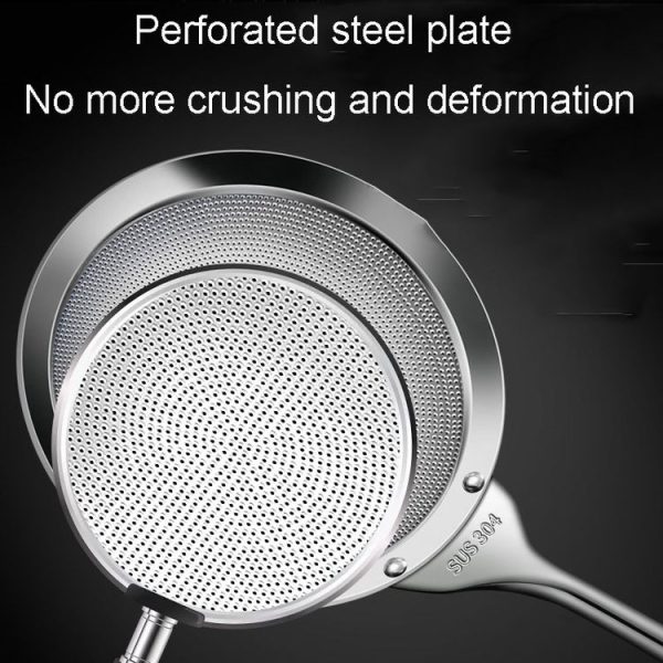 Kacheeg 304 Stainless Steel Soymilk Spoon Kitchen Oil Filter Ladle, Size: 8 x 25cm - Image 6