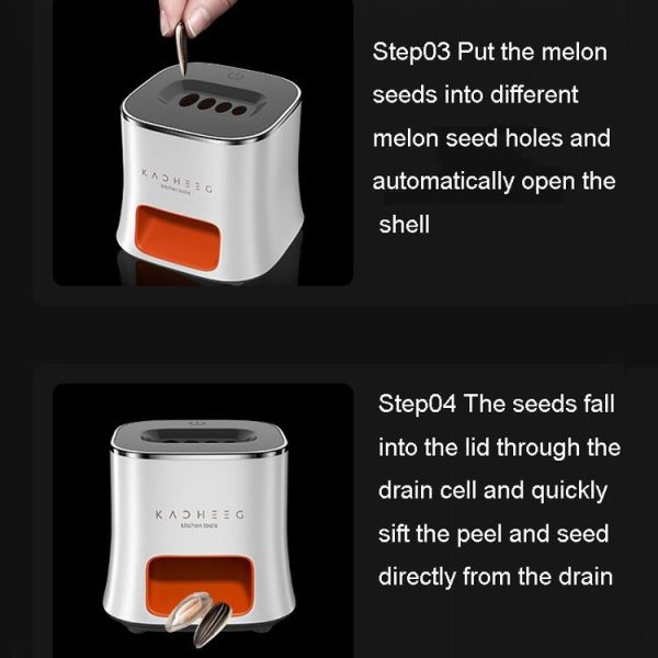 Kacheeg Electrical Melon Seed Machine Automatic Peeling And Hulling Tool (Pink) - Image 13