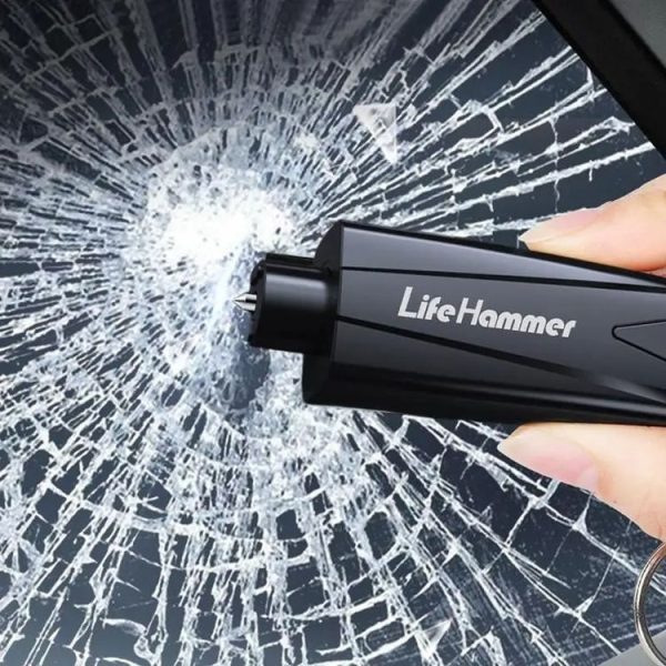 Multifunctional Vehicle Safety Hammer Emergency Window Breaker (Blue) - Image 11