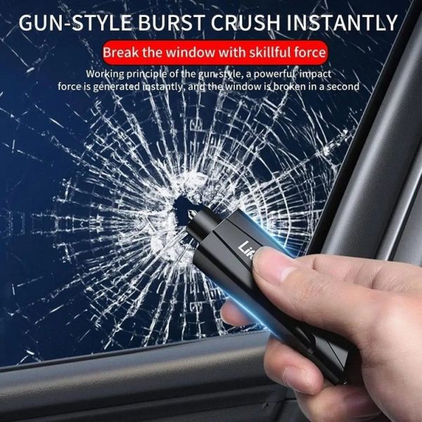 Multifunctional Vehicle Safety Hammer Emergency Window Breaker (Blue) - Image 7