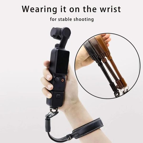 Camera Gimbal Hand Strap Handheld Stabilizer Accessories Wrist Strap For DJI OSMO Pocket 3 / OM 3 / OM 4 / OM 5 / OM 6 (Brown) - Image 8