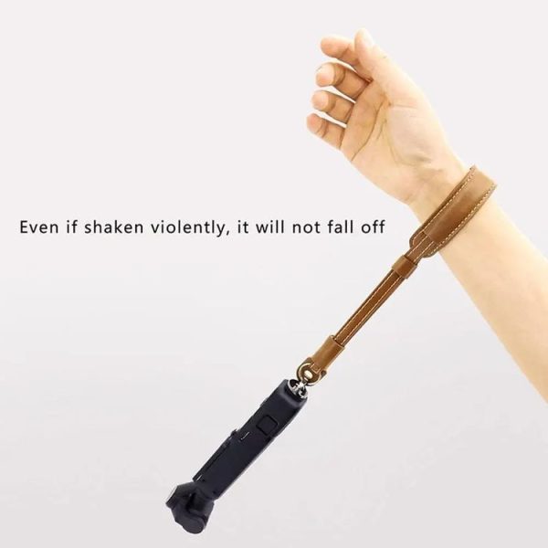 Camera Gimbal Hand Strap Handheld Stabilizer Accessories Wrist Strap For DJI OSMO Pocket 3 / OM 3 / OM 4 / OM 5 / OM 6 (Brown) - Image 9