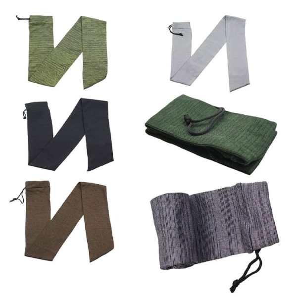Outdoor Hunting Knit Dust Cover Storage Bag, Size: 140cm Black - Image 2