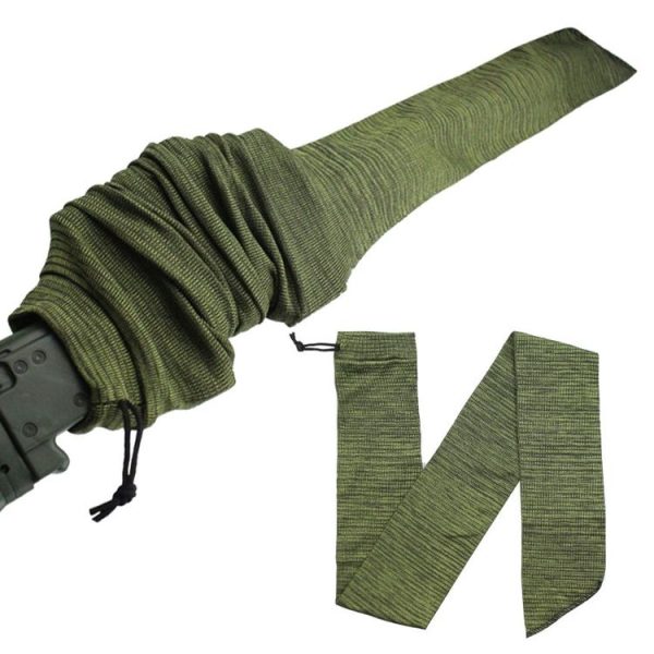 Outdoor Hunting Knit Dust Cover Storage Bag, Size: 140cm Black - Image 6