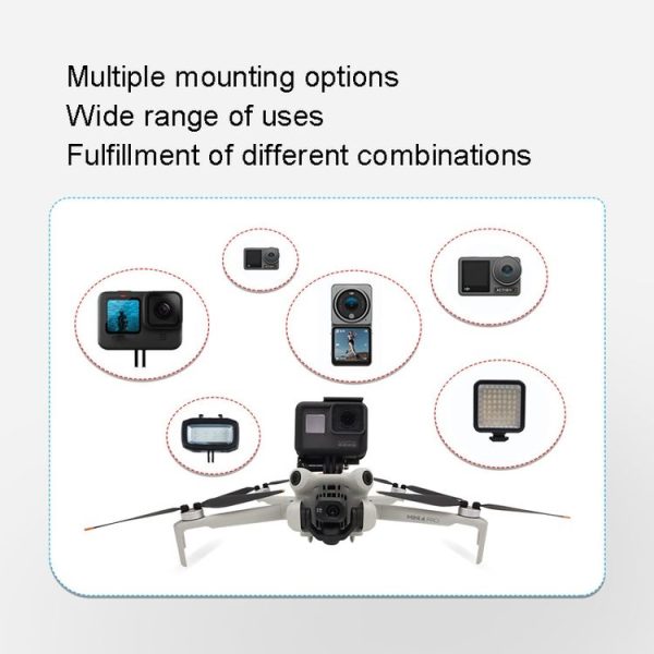 DJI Mini 4 PRO / Mini 3 PRO / Mini 3 Upper Expansion Bracket 1 / 4 Screws for Tripod Accessories - Image 3