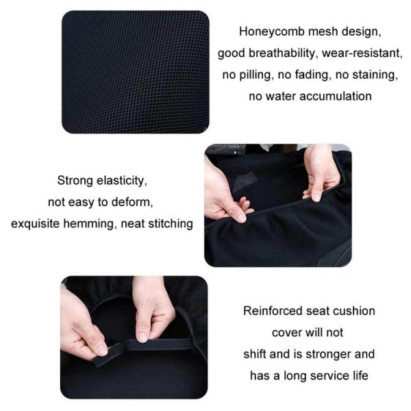 80x60cm Electric Vehicle Motorcycle Seat Cushion Thickened Sun Protection Cover - Image 3
