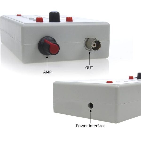FG-100 1Hz-500kHz DDS Function Signal Generator Frequency Counter (White) - Image 4