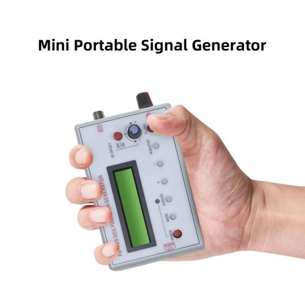 FG-100 1Hz-500kHz DDS Function Signal Generator Frequency Counter (White) - Image 5
