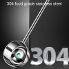 Kacheeg Stainless Steel Hot Oil Skillet Kitchen Small Oil Pouring Spoon, Style: Glossy - Image 4