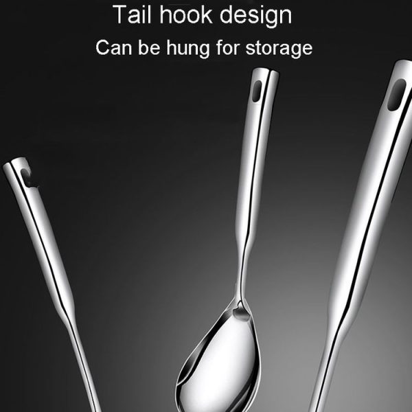 Kacheeg Household Stainless Steel Spatula Kitchenware Kitchen Cooking Tools, Style: Spatula - Image 5