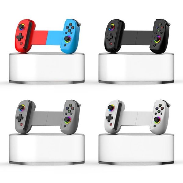 D8 Mobile Phone Stretch Band Light Gamepad Dual Hall Wireless Bluetooth Somatic Vibration Grip for PC / Android / IOS / Tablet / PS3 / PS4 / Switch, Color: Black - Image 2