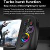 D8 Mobile Phone Stretch Band Light Gamepad Dual Hall Wireless Bluetooth Somatic Vibration Grip for PC / Android / IOS / Tablet / PS3 / PS4 / Switch, Color: Black - Image 7