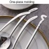 Kacheeg Stainless Steel Cats Spoon Cute Coffee Dessert Ladle Stirring Stick, Style: Smile - Image 5