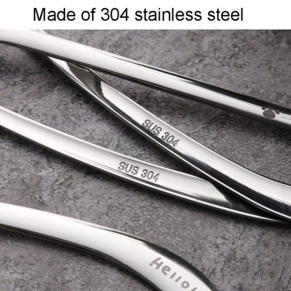 Kacheeg Stainless Steel Cats Spoon Cute Coffee Dessert Ladle Stirring Stick, Style: Smile - Image 6