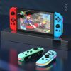 JOY-02 Gaming Left And Right Handle With RGB Lights Body Feel Bluetooth Gamepad For Switch / Switch OLED / Switch Pro / Switch Lite / Switch Joycon (Blue Red) - Image 2