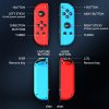 JOY-02 Gaming Left And Right Handle With RGB Lights Body Feel Bluetooth Gamepad For Switch / Switch OLED / Switch Pro / Switch Lite / Switch Joycon (Blue Red) - Image 3