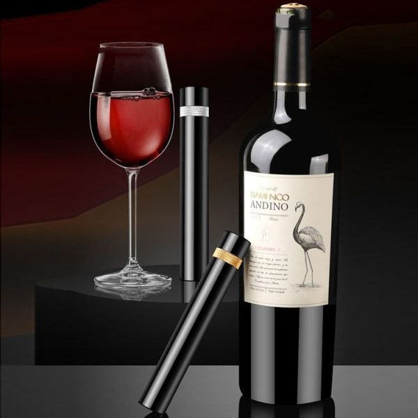 Kacheeg Pneumatic Wine Bottle Opener Household Portable Bottle Launcher (Light Silver) - Image 7