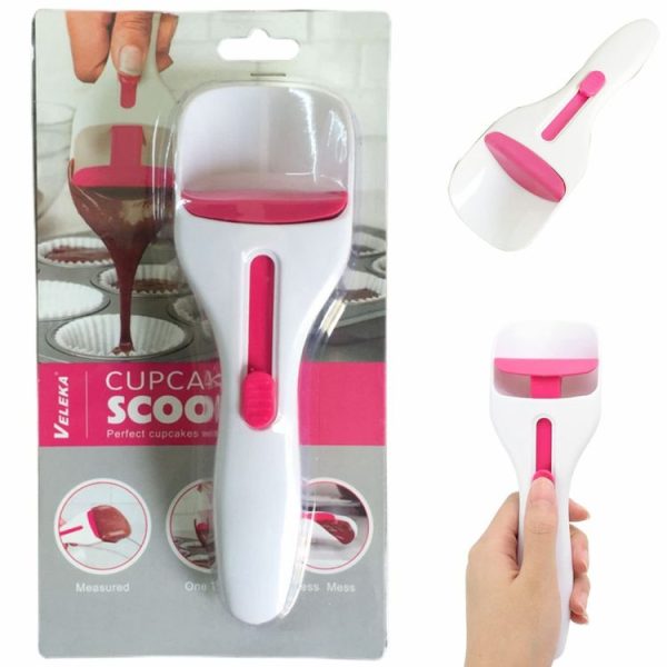 Cupcake Scoop Can Push Labor-saving Batter Chocolate Sauce Measuring Spoon - Image 7