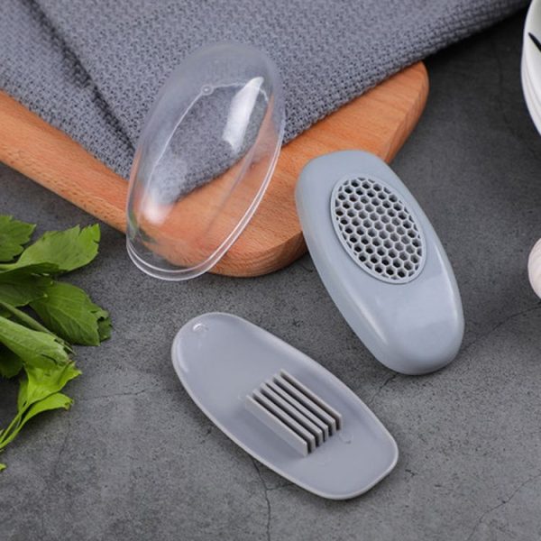 2-in-1 Manual Garlic Press Rocker Garlic Mincer Crusher - Image 3