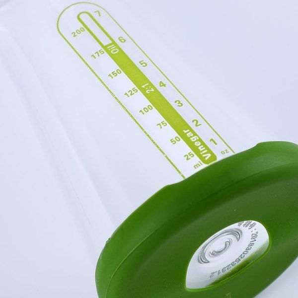 Salad Mixing Cup Vinegar Sauce Shaker Bottle with Scale for Kitchen 101-200ml - Image 7