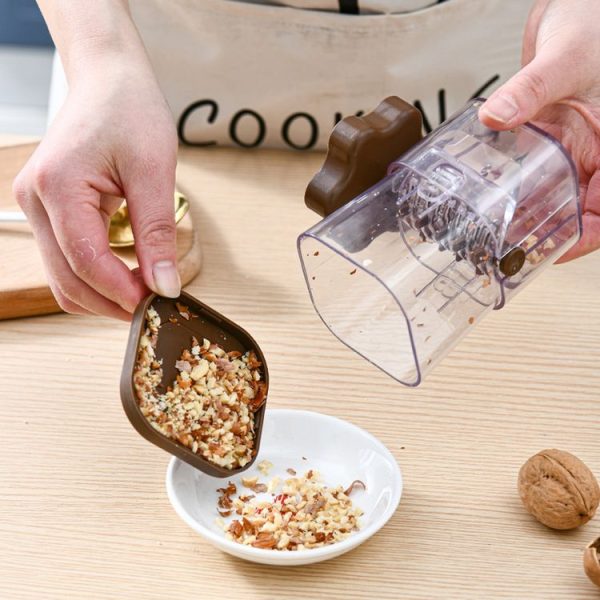 Nut Chocolate Manual Crusher Food Chopper Grinder for Making Toppings (Navy Blue) - Image 5