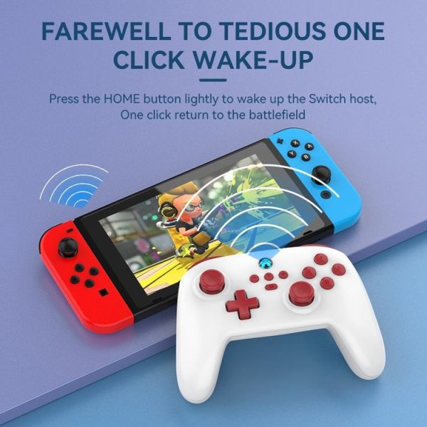 Wireless Bluetooth Gamepad With Wakeup Vibration Body Gamepad For Switch / Android / Apple / PC (Black) - Image 12
