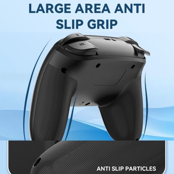 Wireless Bluetooth Gamepad With Wakeup Vibration Body Gamepad For Switch / Android / Apple / PC (Black) - Image 5