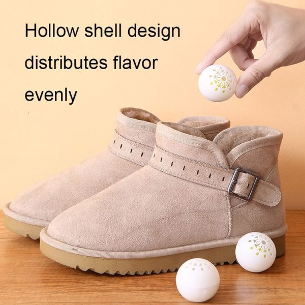Hollow Ball-Shape Shoe Cabinet Sterilization and Deodorant Home Freshener Aromatherapy (6pcs / Bag) - Image 3