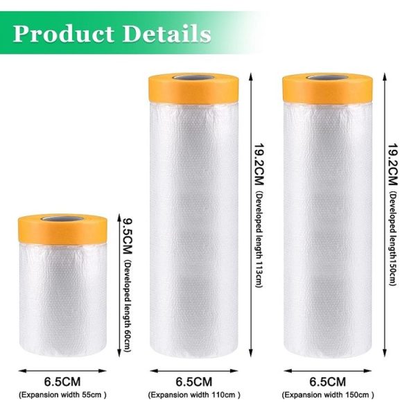 55cm x 20m Furniture Wall Decoration Dustproof Masking Film Car Protective Film - Image 3