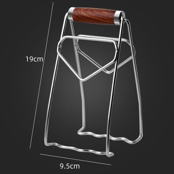 Kacheeg 304 Stainless Steel Anti-Scald Clip Kitchen Anti-Slip Bowl And Plate Lifter, Style: Plate Lifter - Image 2