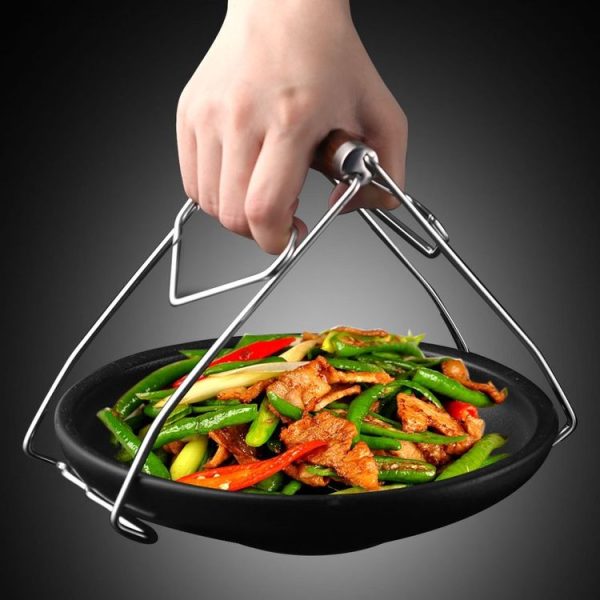 Kacheeg 304 Stainless Steel Anti-Scald Clip Kitchen Anti-Slip Bowl And Plate Lifter, Style: Plate Lifter - Image 6