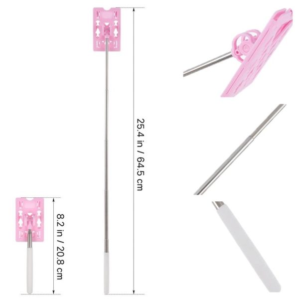 Portable Extension Pole for Car Driving Parking, Color: White+Black - Image 3