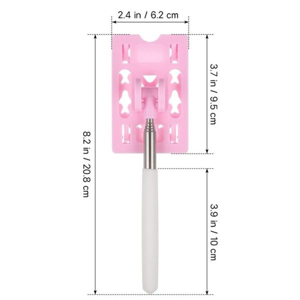 Portable Extension Pole for Car Driving Parking, Color: White+Black - Image 4
