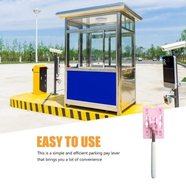 Portable Extension Pole for Car Driving Parking, Color: White+Black - Image 5