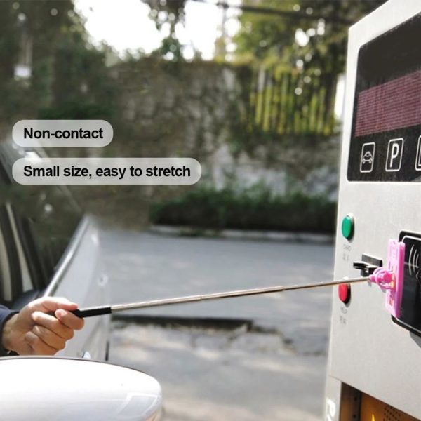 Portable Extension Pole for Car Driving Parking, Color: White+Black - Image 6